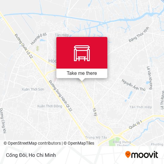 Cống Đôi map