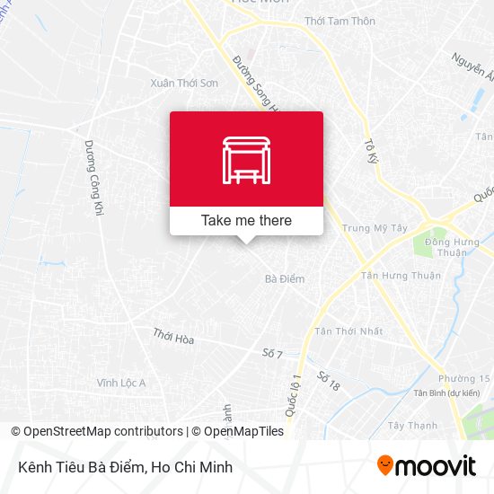 Kênh Tiêu Bà Điểm map