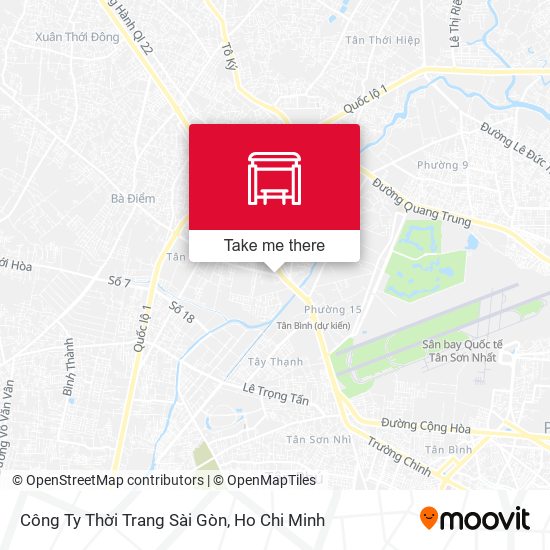 Công Ty Thời Trang Sài Gòn map
