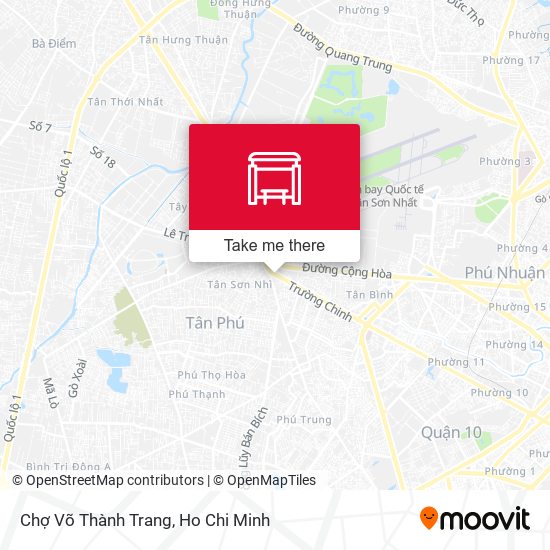 Chợ Võ Thành Trang map