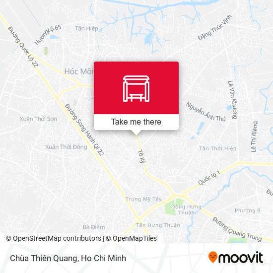 Chùa Thiên Quang map