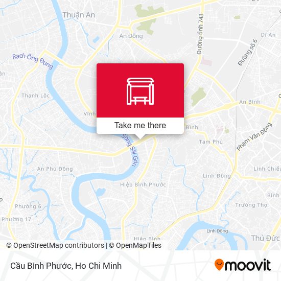 Cầu Bình Phước map