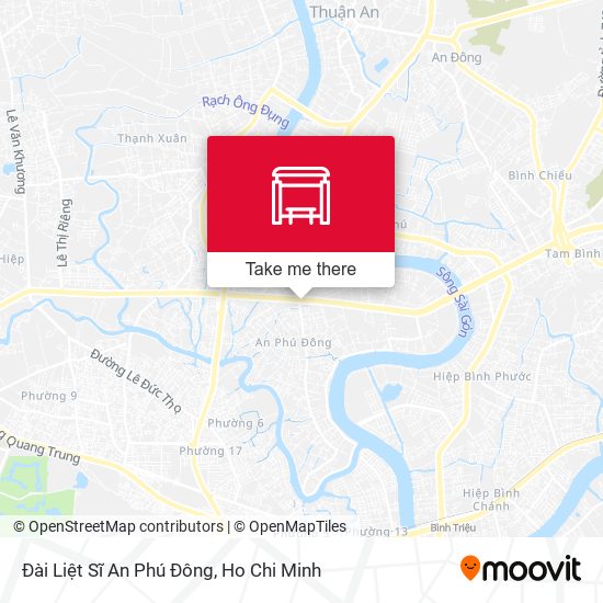 Đài Liệt Sĩ An Phú Đông map