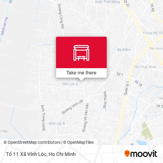 Tổ 11 Xã Vỉnh Lộc map