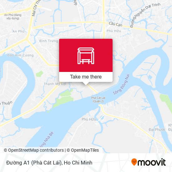 Đường A1 (Phà Cát Lái) map