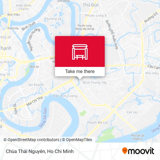 Chùa Thái Nguyên map