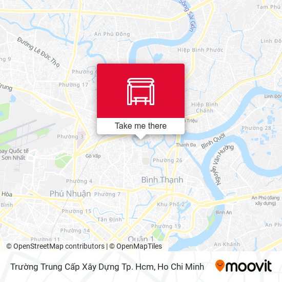 Trường Trung Cấp Xây Dựng Tp. Hcm map