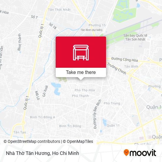 Nhà Thờ Tân Hương map