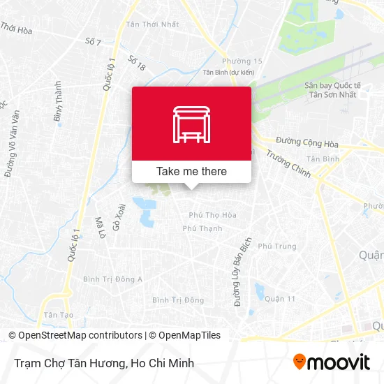Trạm Chợ Tân Hương map