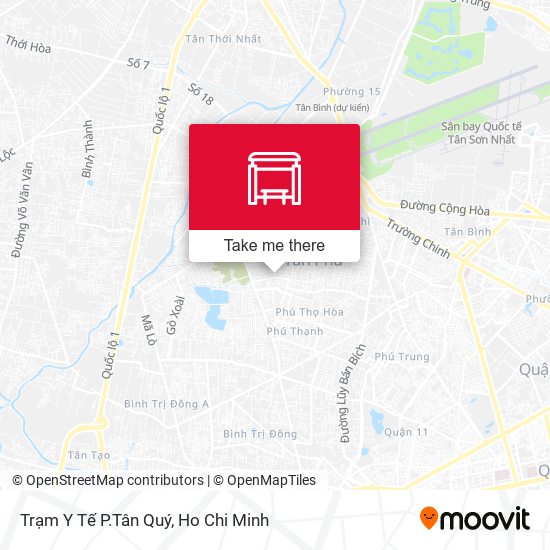 Trạm Y Tế  P.Tân Quý map