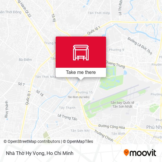 Nhà Thờ Hy Vọng map