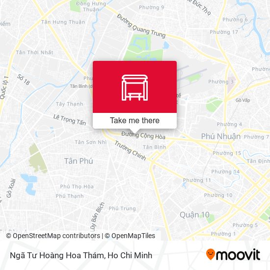 Ngã Tư Hoàng Hoa Thám map