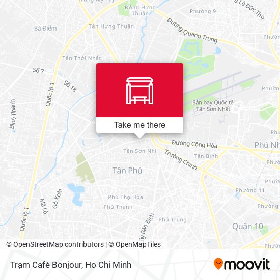 Trạm Café Bonjour map