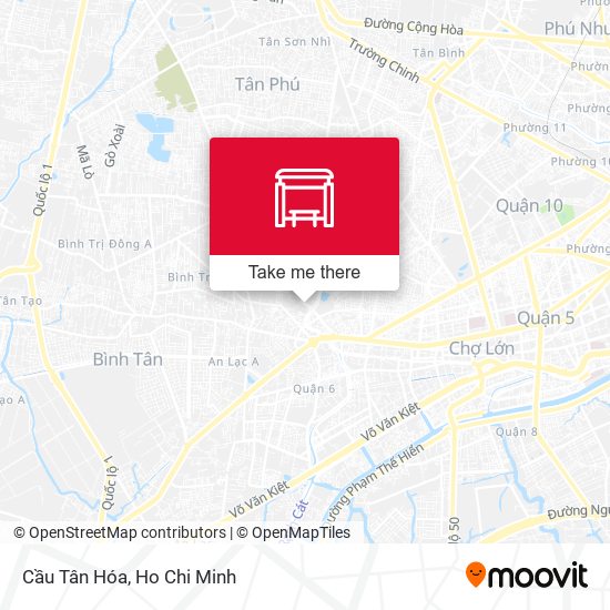 Cầu Tân Hóa map