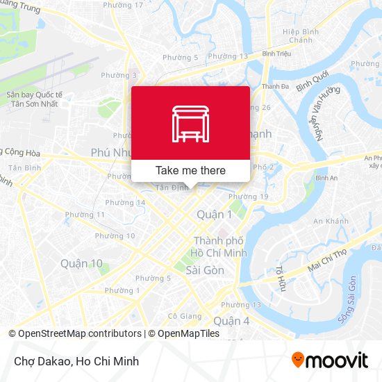Chợ Dakao map