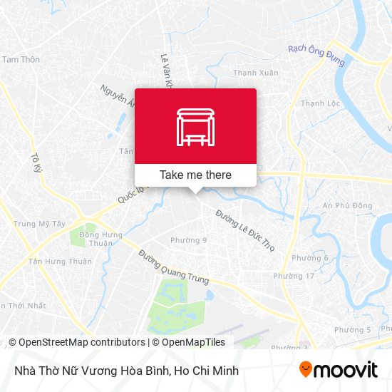 Nhà Thờ Nữ Vương Hòa Bình map