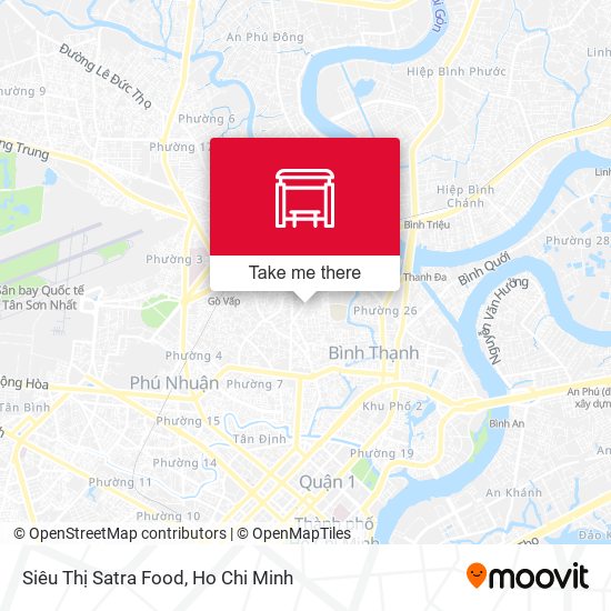 Siêu Thị Satra Food map