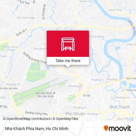 Nhà Khách Phía Nam map