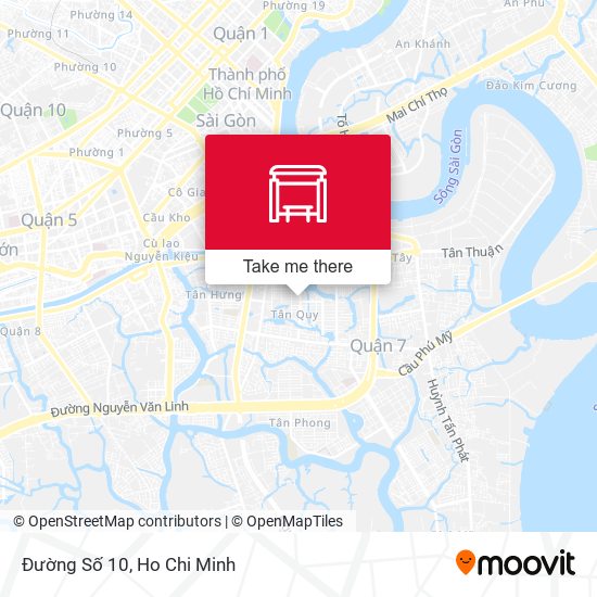 Đường Số 10 map