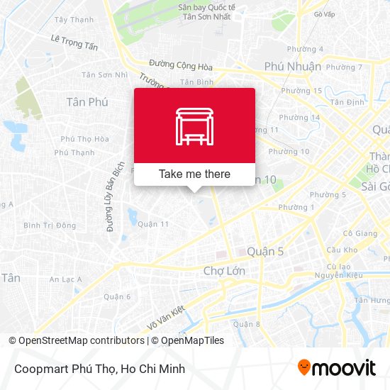 Coopmart Phú Thọ map