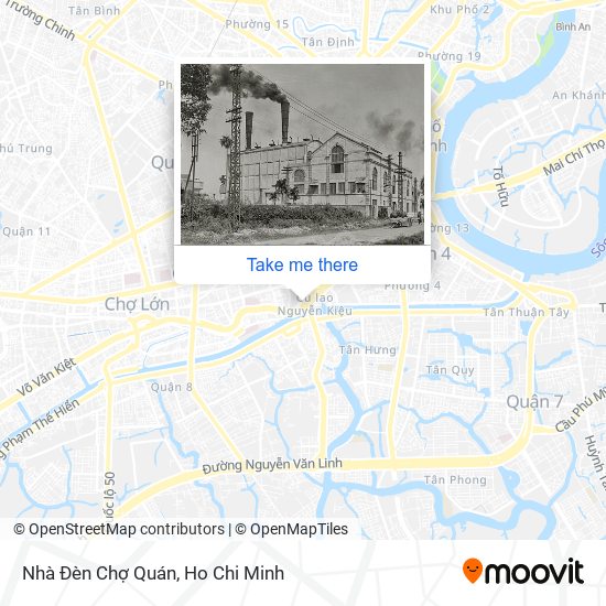 Nhà Đèn Chợ Quán map