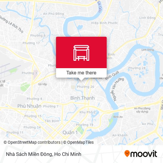 Nhà Sách Miền Đông map