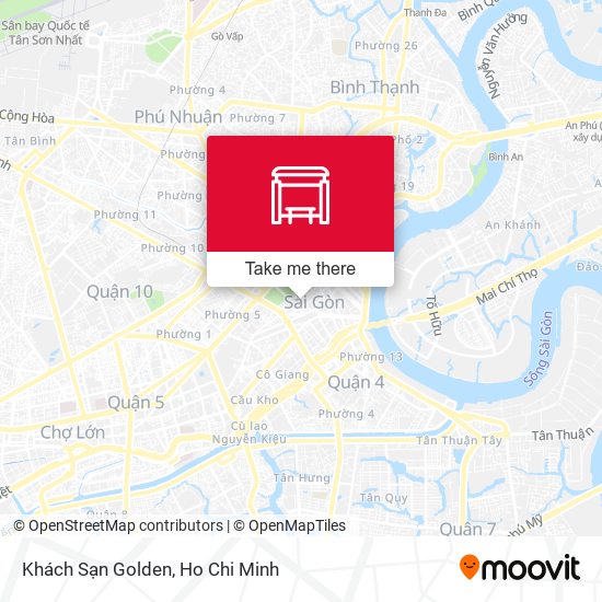 Khách Sạn Golden map