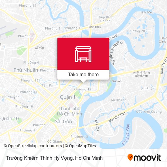 Trường Khiếm Thính Hy Vọng map