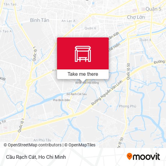 Cầu Rạch Cát map