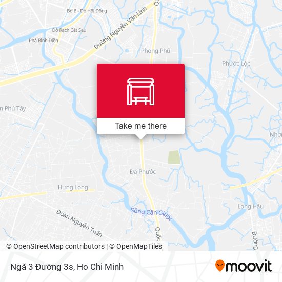 Ngã 3 Đường 3s map