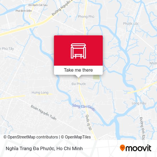 Nghĩa Trang Đa Phước map