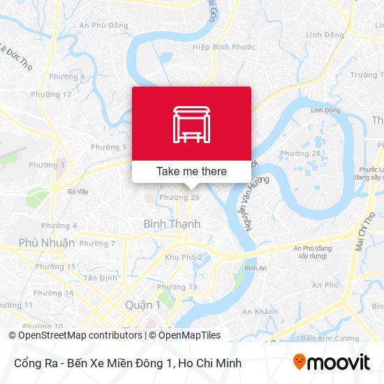 Cổng Ra - Bến Xe Miền Đông 1 map