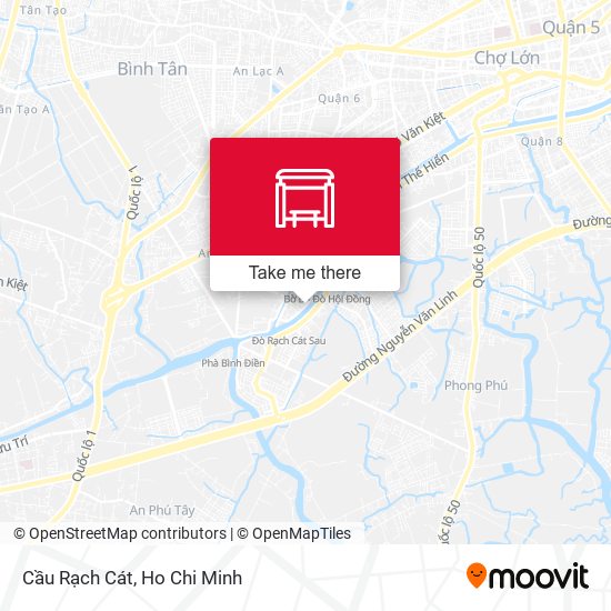 Cầu Rạch Cát map