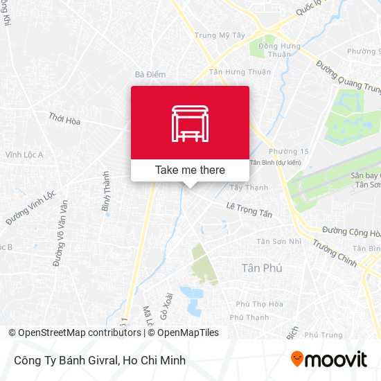 Công Ty Bánh Givral map