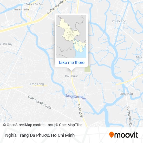 Nghĩa Trang Đa Phước map