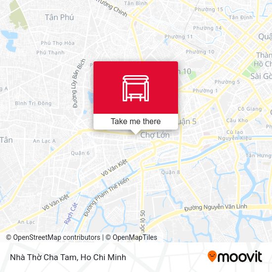 Nhà Thờ Cha Tam map
