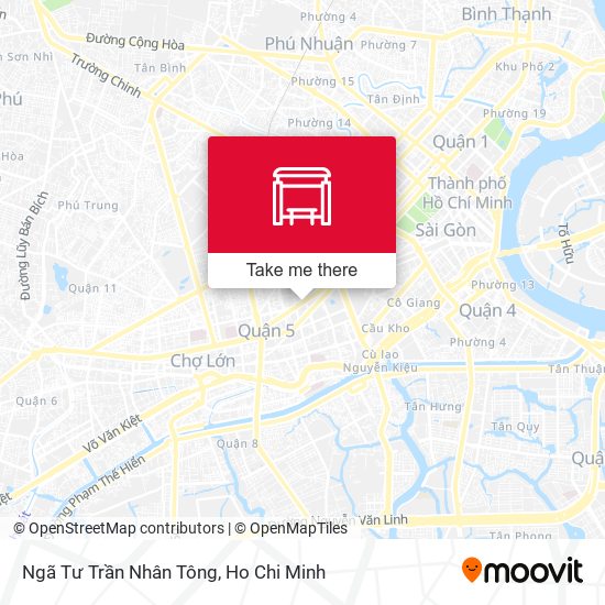 Ngã Tư Trần Nhân Tông map