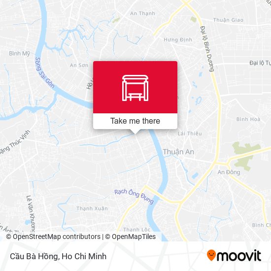 Cầu Bà Hồng map