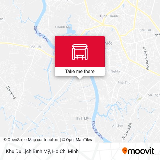 Khu Du Lịch Bình Mỹ map