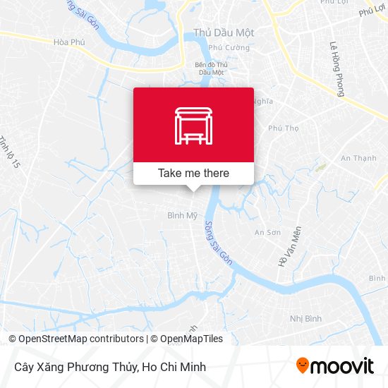 Cây Xăng Phương Thủy map