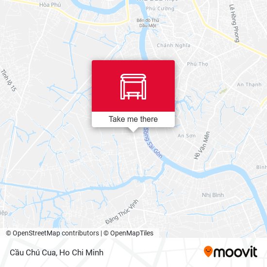 Cầu Chú Cua map
