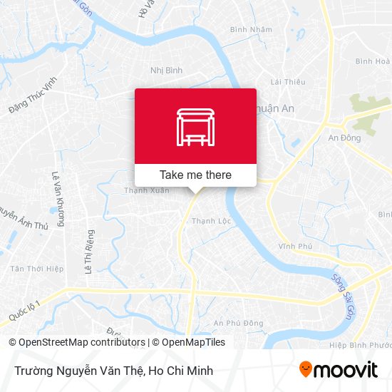 Trường Nguyễn Văn Thệ map