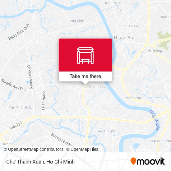 Chợ Thạnh Xuân map