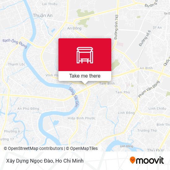 Xây Dựng Ngọc Đào map