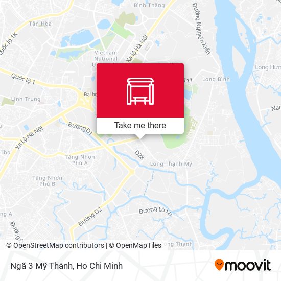 Ngã 3 Mỹ Thành map