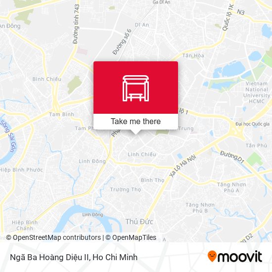 Ngã Ba Hoàng Diệu II map