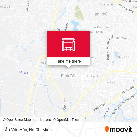 Ấp Văn Hóa map