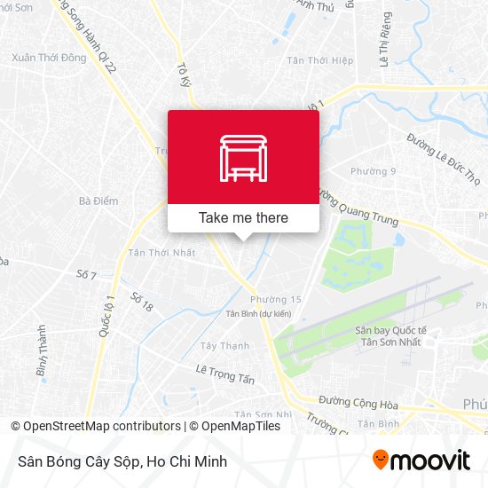 Sân Bóng Cây Sộp map