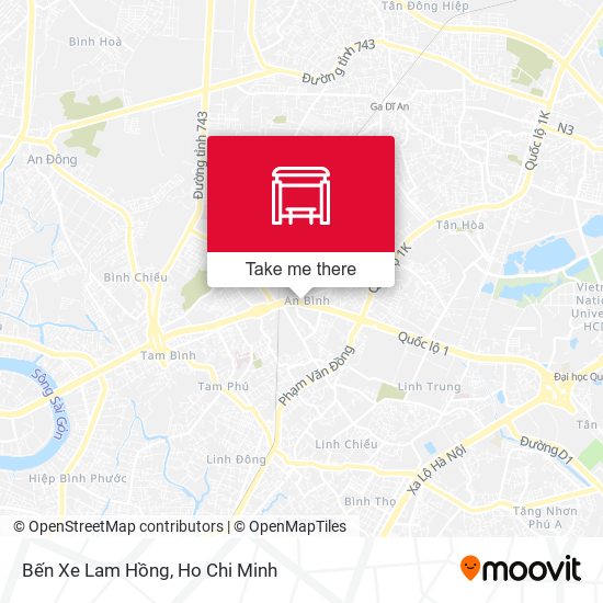 Bến Xe Lam Hồng map
