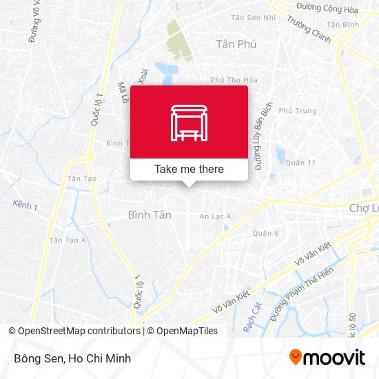 Bông Sen map
